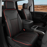 RIDEPOSH front seat cover for Silverado provides a snug, protective fit.