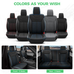 RIDEPOSH jump seat cover included for rear-seat versatility