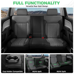 RIDEPOSH jump seat cover for crew cab 2500HD/3500HD preserves fabric