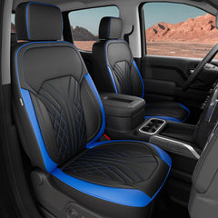 RIDEPOSH Silverado-Sierra full-set seat cover protects interior and adds style.