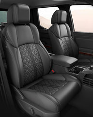 RIDEPOSH Tacoma 4th gen full set seat covers with embossed leather for protection