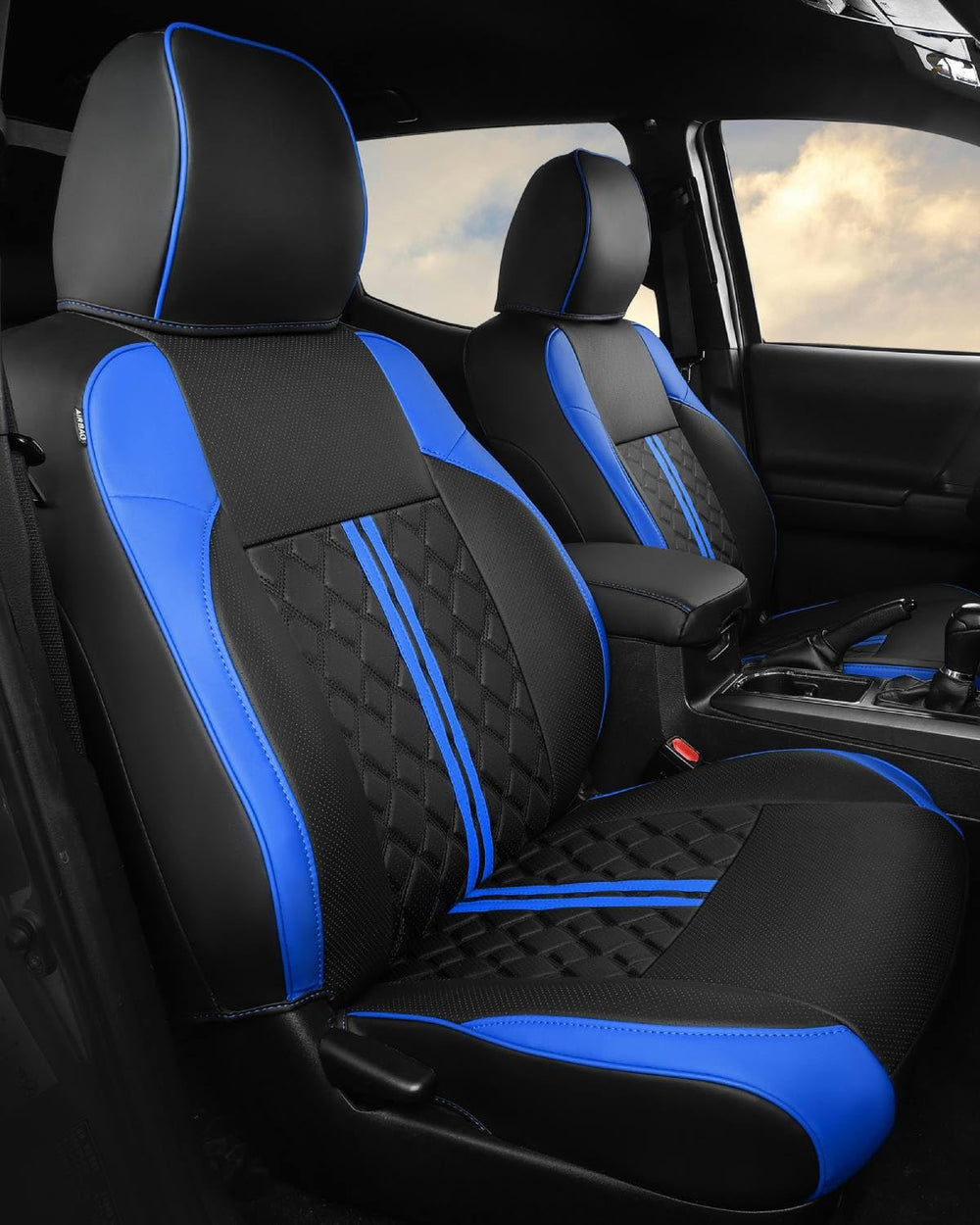 RIDEPOSH Tacoma full set seat covers ensure protection and a seamless fit.