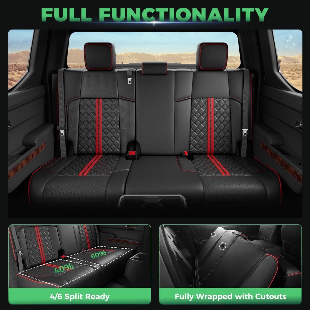 RIDEPOSH seat covers preserve airbags and seat adjustments in Tacoma