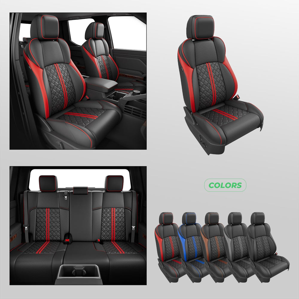 RIDEPOSH Tacoma seat covers offer SR5/TRD Sport/Off-Road trim fit