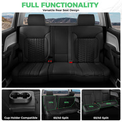 RIDEPOSH waterproof faux leather coverage shields interior and wipes clean