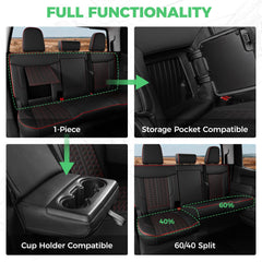 RIDEPOSH waterproof faux leather surface resists spills and stains.