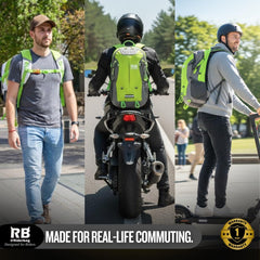 RiderBag side water pockets provide quick access on long rides