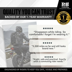 Riderbag ventilated back padding offers breathable support