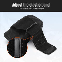RIDLOG front frame bag installs easily with Velcro straps.