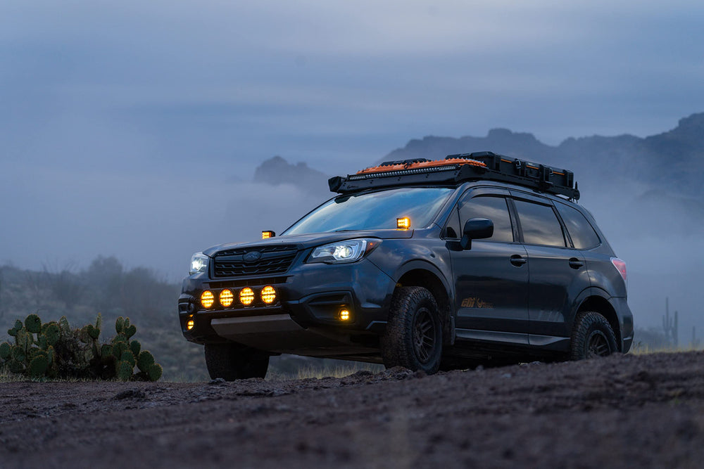 RIGID SR-M Amber cover enhances visibility and adds rugged protection.