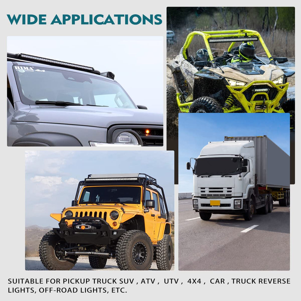Rigidhorse LED light bar universal mounting brackets enable versatile installations