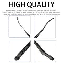 RigidWire wiper arm with corrosion-resistant construction for long lasting use.