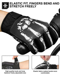RIGWARL motorcycle gloves back vented fabric for breathable comfort in hot weather