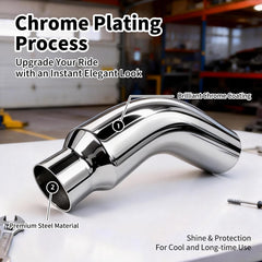 RILMATON chrome finish provides rust resistance and durable appearance.