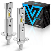 Rimthin H1 fog light with 32k-6000K beam delivering wide, clear illumination for night driving.