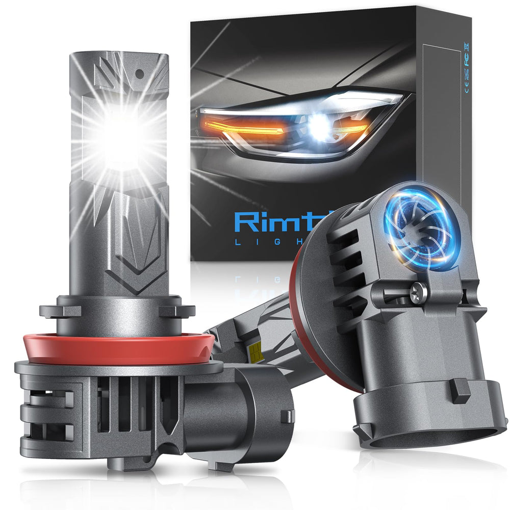 rimthin H11 bulbs in package view showing ready-to-install kit for easy upgrading.