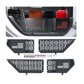 Rindoujin Jeep door storage pocket installation demonstrates secure mounting for rugged use.