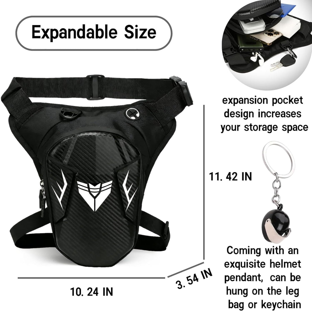 Riomhorry leg bag quick-release buckle for easy on/off during adventures.