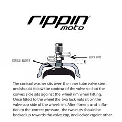 Rippin Moto 19 inch inner tube provides reliable ride feel