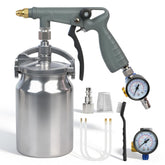 RIRC undercoating spray gun with suction cup secures clean refills and prevents leaks.
