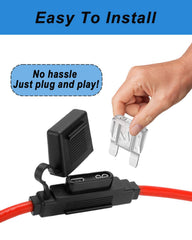 Riseuvo fuse holder in a marine electrical setup for reliable power protection.