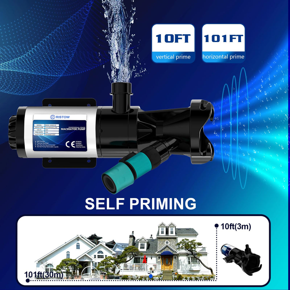 Ristow pump with thermal protection for safe operation.