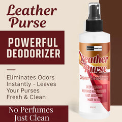 Riverside Essentials Leather Purse Conditioner application coats surfaces with natural emollients
