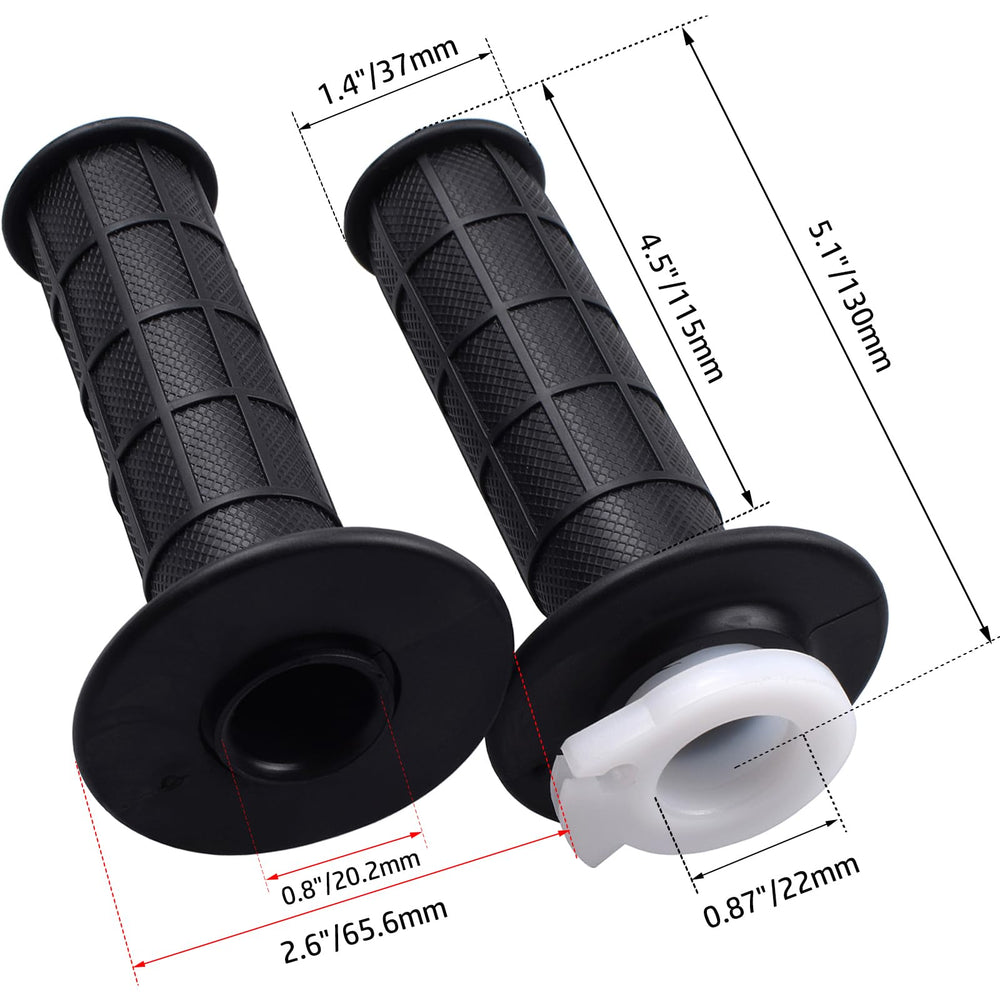 Riyitauto mini bike throttle fitting shown for easy installation