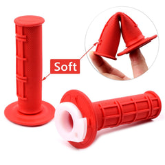 Riyitauto red soft rubber grip offers comfortable non-slip control