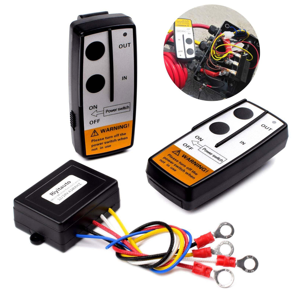 Riyitauto remote kit installation on vehicle ready for action