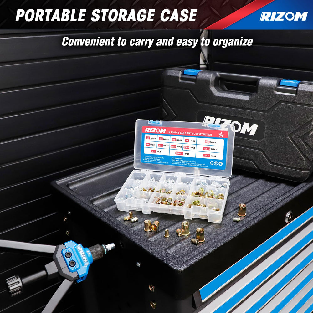 Rizom Rivet Nut Tool ergonomic handle improves grip