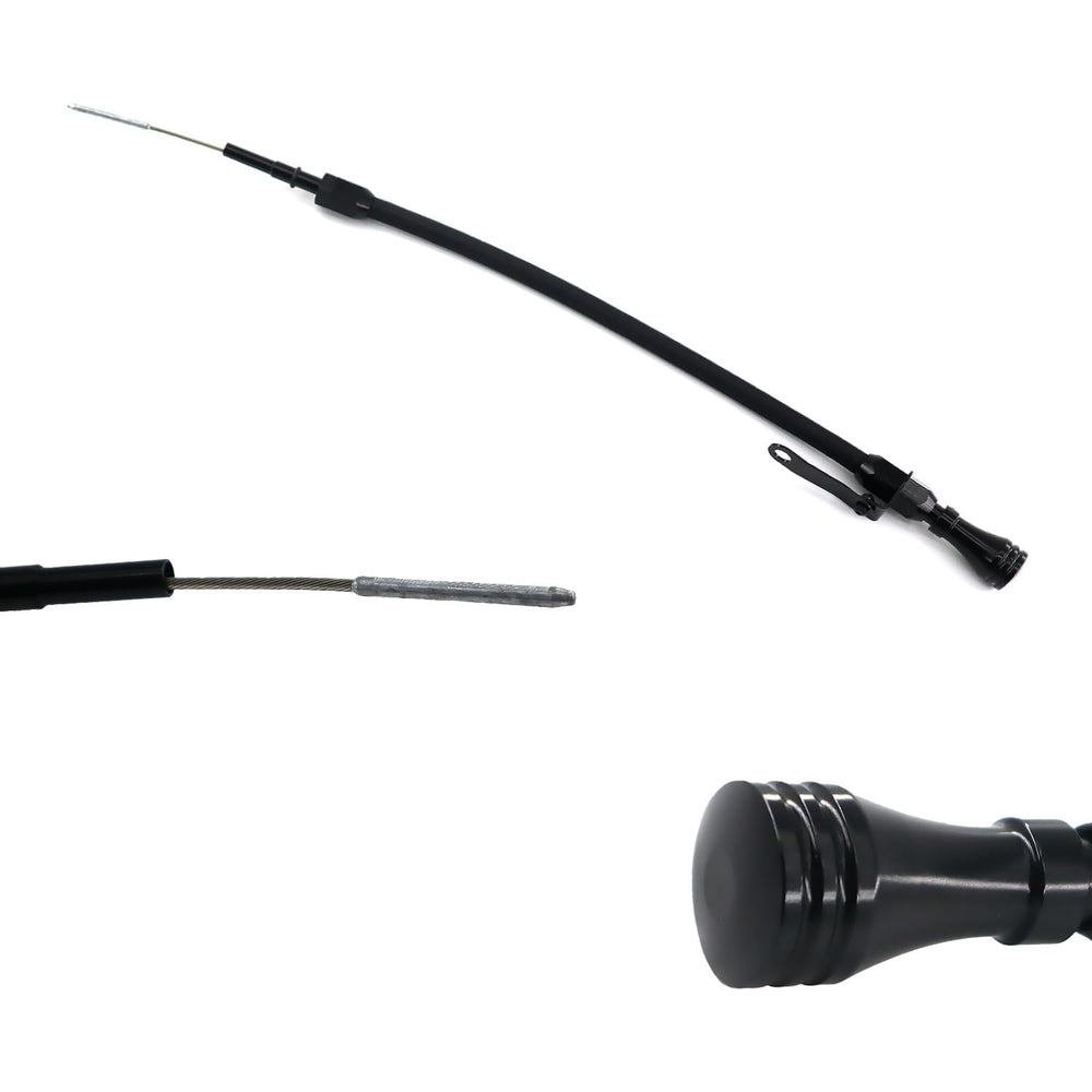 RJSPHH dipstick installed between engine components for easy access