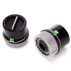RJSPHH hub locking mechanism close-up, resistant to mud and wear.