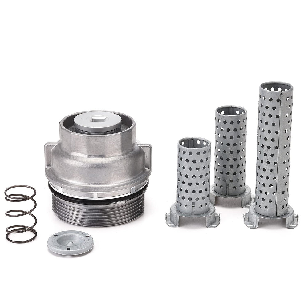 RJSPHH oil filter housing cap assembly front view for easy direct-fit replacement