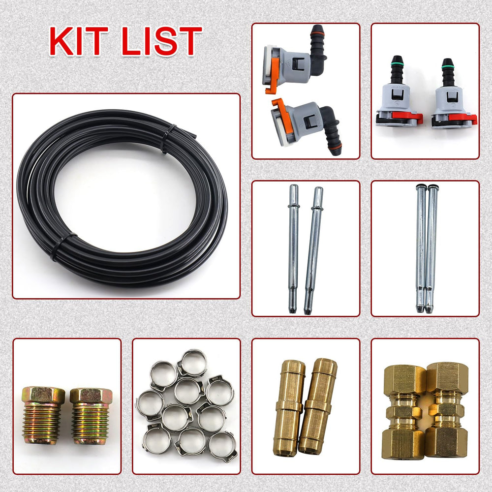 RJSPHH straight quick disconnects simplify fuel line replacements.