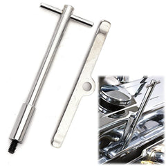 RJSPHH chrome spreaders and t-bars in closeup detail for valve-cover installation.