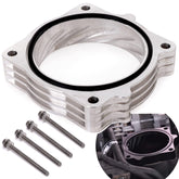 RJSPHH aluminum throttle body spacer design for improved RAM 5.7L HEMI airflow