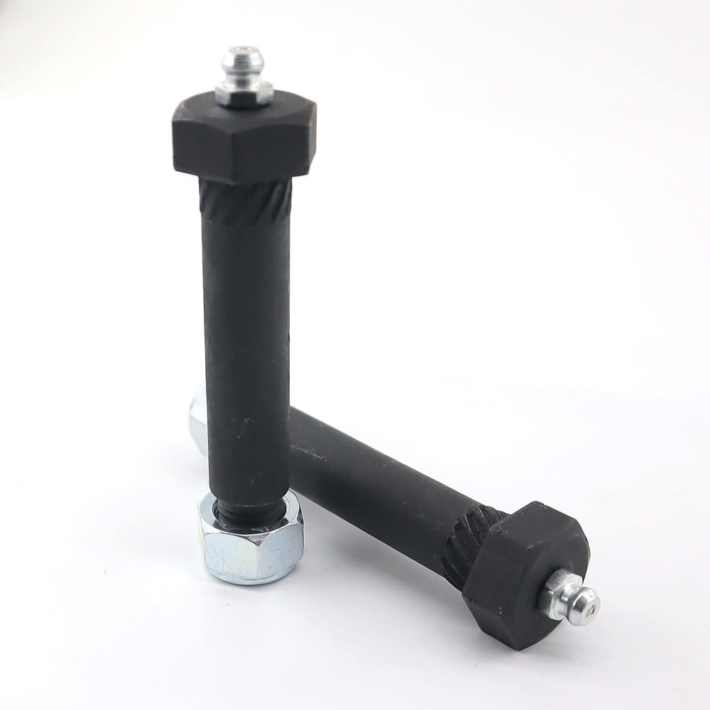 RJSPHH knurled shoulder prevents bolt rotation in hanger bracket during use.