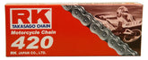 RK Racing Chain M420-110 full view, durable standard chain for reliable drivetrain performance.