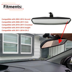 RLB-HILON 10.3-inch rear view mirror side angle expands surrounding awareness.