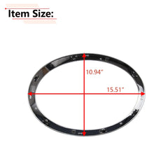 RLB-HILON chrome headlight bezel for Mini Cooper driver side, durable finish