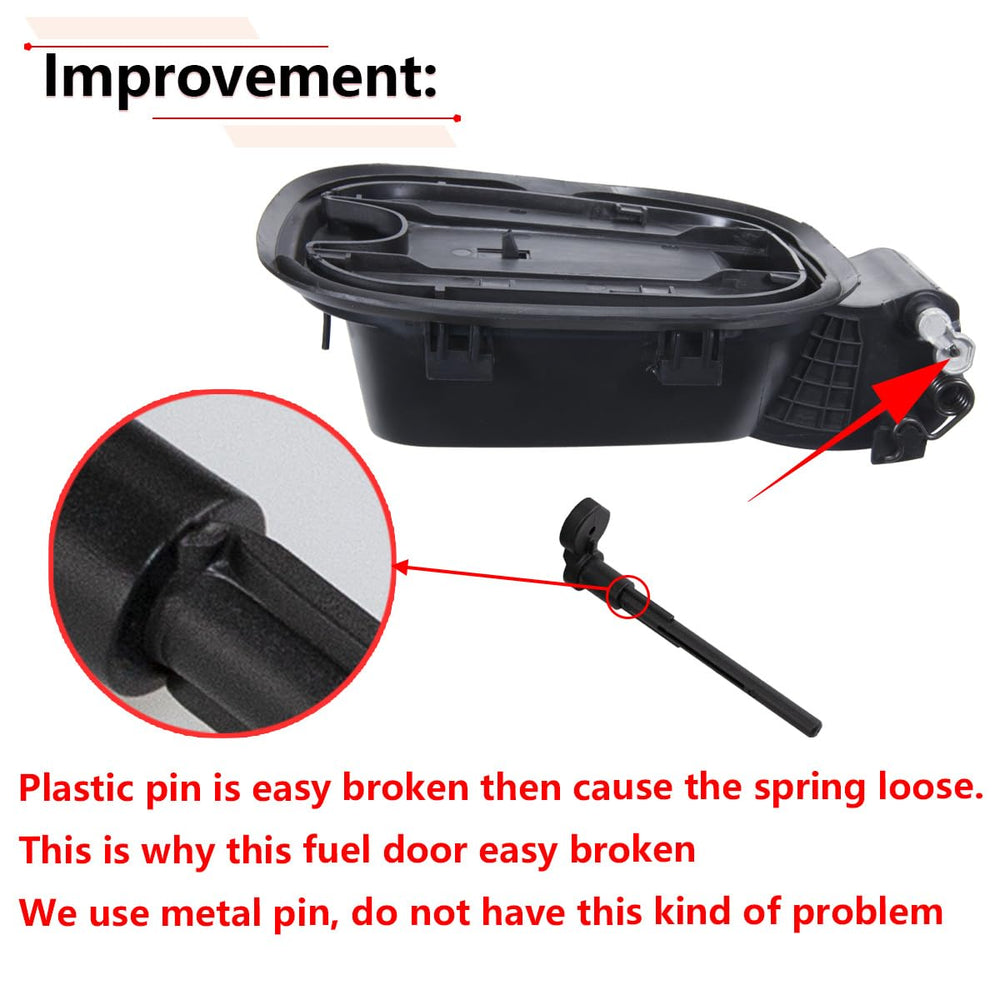 RLB-HILON fuel door assembly for Chevy Silverado 1500 provides secure closure and OEM-like compatibility.