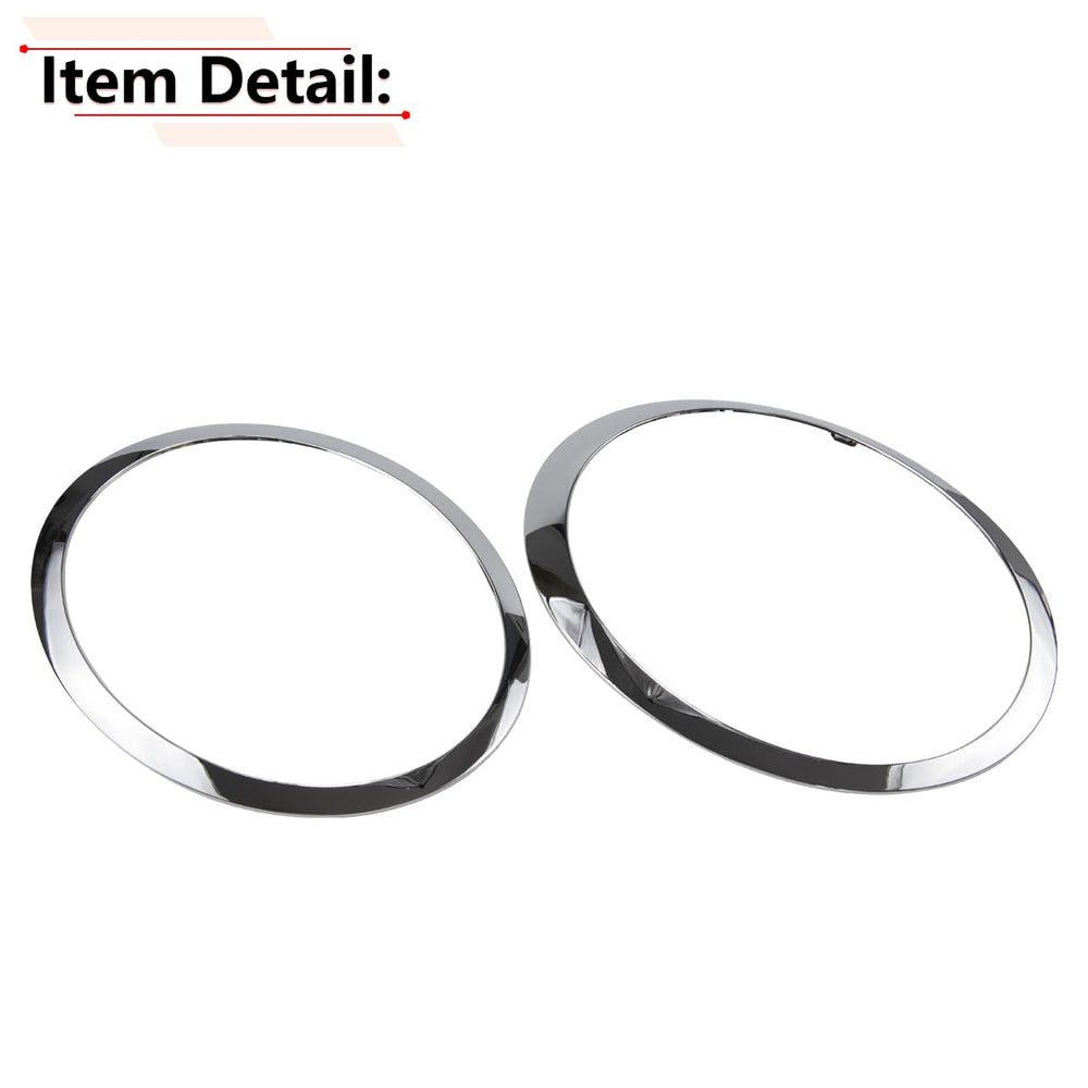 RLB-HILON headlight trim ring ready for installation on MINI Cooper