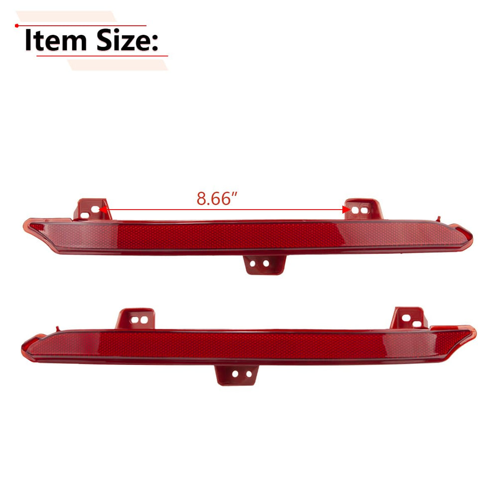RLB-HILON rear bumper reflector on passenger side view for Accord look.