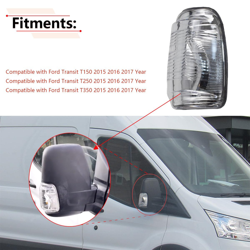 RLB-HILON replacement mirror indicator lamp bezel fits Ford Transit safely