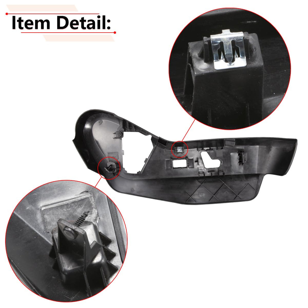 RLB-HILON driver side seat panel cover—quality plastic designed for long-lasting use.