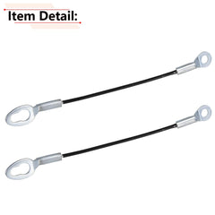 Includes one pair tailgate cables ready for replacement and use.