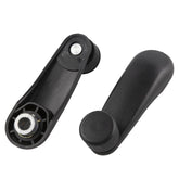 RLB-HILON window crank handle close-up in black for Chevy GMC Cadillac compatibility