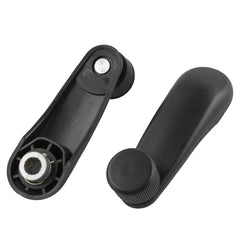 RLB-HILON window crank handle close-up in black for Chevy GMC Cadillac compatibility