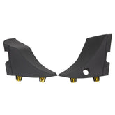 RLB-HILON wiper cowl end cap left installed on Silverado showing precise fit